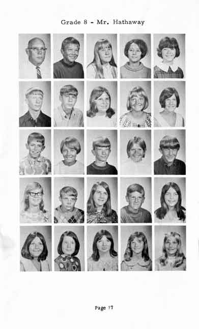 Mr Hathaway 1st 8th grade class